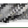 Mexen Lunar-B drzwi prysznicowe uchylne prawe 70 cm, transparent, złote - 832-070-000-50-00-P