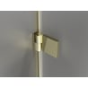 Mexen Lunar-B drzwi prysznicowe uchylne prawe 85 cm, transparent, złote - 832-085-000-50-00-P