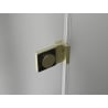 Mexen Lunar-B drzwi prysznicowe uchylne prawe 75 cm, transparent, złote szczotkowane - 832-075-000-55-00-P