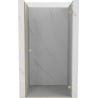 Mexen Lunar-B drzwi prysznicowe uchylne prawe 85 cm, transparent, złote szczotkowane - 832-085-000-55-00-P