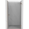 Mexen Lunar-B drzwi prysznicowe uchylne prawe 70 cm, transparent, różowe złoto - 832-070-000-60-00-P