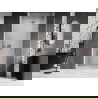 Mexen Lunar-B drzwi prysznicowe uchylne prawe 95 cm, transparent, różowe złoto - 832-095-000-60-00-P