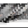 Mexen Lunar-B drzwi prysznicowe uchylne prawe 95 cm, transparent, różowe złoto - 832-095-000-60-00-P