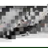 Mexen Lunar-B drzwi prysznicowe uchylne prawe 95 cm, transparent, miedź szczotkowana - 832-095-000-65-00-P