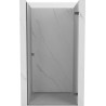 Mexen Lunar-B drzwi prysznicowe uchylne prawe 80 cm, transparent, gun gray szczotkowany - 832-080-000-66-00-P