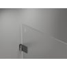 Mexen Lunar-B drzwi prysznicowe uchylne prawe 95 cm, transparent, gun gray szczotkowany - 832-095-000-66-00-P
