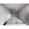 Mexen Lunar L drzwi prysznicowe uchylne prawe 95 cm, transparent, złote - 834L-095-000-50-00-P