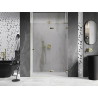 Mexen Lunar L drzwi prysznicowe uchylne prawe 140 cm, transparent, złote - 834L-140-000-50-00-P