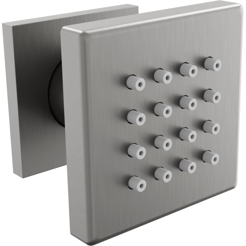 Mexen Cube dysza boczna natynkowa, gun gray szczotkowany - 79360-66