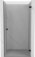 Mexen Lunar-B drzwi prysznicowe uchylne prawe 85 cm, transparent, czarne - 832-085-000-70-00-P