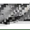 Mexen Lunar-B drzwi prysznicowe uchylne prawe 100 cm, transparent, czarne - 832-100-000-70-00-P