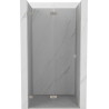 Mexen Lunar-F drzwi prysznicowe składane lewe 65 cm, transparent, nikiel szczotkowany - 836-065-000-97-00-L