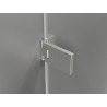 Mexen Lunar-F drzwi prysznicowe składane lewe 65 cm, transparent, nikiel szczotkowany - 836-065-000-97-00-L