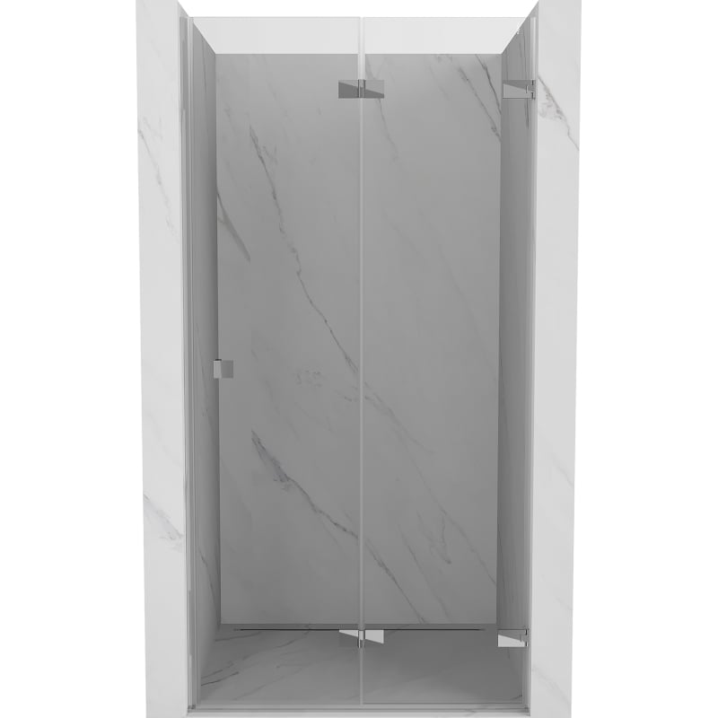 Mexen Lunar-F drzwi prysznicowe składane prawe 75 cm, transparent, chrom - 836-075-000-01-00-P