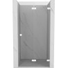 Mexen Lunar-F drzwi prysznicowe składane prawe 70 cm, transparent, białe - 836-070-000-20-00-P