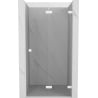 Mexen Lunar-F drzwi prysznicowe składane prawe 85 cm, transparent, białe - 836-085-000-20-00-P