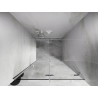 Mexen Lunar-F drzwi prysznicowe składane prawe 95 cm, transparent, białe - 836-095-000-20-00-P