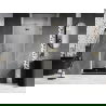 Mexen Lunar-F drzwi prysznicowe składane prawe 65 cm, transparent, złote - 836-065-000-50-00-P