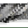 Mexen Lunar-F drzwi prysznicowe składane prawe 70 cm, transparent, złote - 836-070-000-50-00-P