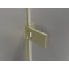 Mexen Lunar-F drzwi prysznicowe składane prawe 60 cm, transparent, złote szczotkowane - 836-060-000-55-00-P