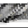 Mexen Lunar-F drzwi prysznicowe składane prawe 70 cm, transparent, złote szczotkowane - 836-070-000-55-00-P