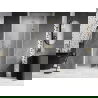 Mexen Lunar-F drzwi prysznicowe składane prawe 70 cm, transparent, złote szczotkowane - 836-070-000-55-00-P