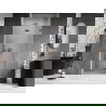Mexen Lunar-F drzwi prysznicowe składane prawe 75 cm, transparent, różowe złoto - 836-075-000-60-00-P