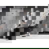 Mexen Lunar-F drzwi prysznicowe składane prawe 60 cm, transparent, miedź szczotkowana - 836-060-000-65-00-P