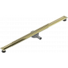 Mexen Flat 360° Slim odpływ liniowy obrotowy 130 cm, złoty - 1541130