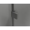 Mexen Lunar L drzwi prysznicowe uchylne prawe 105 cm, transparent, gun gray szczotkowany - 834L-105-000-66-00-P