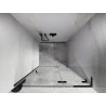 Mexen Lunar L drzwi prysznicowe uchylne prawe 90 cm, transparent, gun metal - 834L-090-000-95-00-P