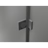 Mexen Lunar L drzwi prysznicowe uchylne prawe 130 cm, transparent, gun metal - 834L-130-000-95-00-P