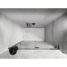 Mexen Lunar L drzwi prysznicowe uchylne prawe 140 cm, transparent, gun metal - 834L-140-000-95-00-P