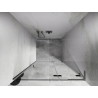 Mexen Lunar L drzwi prysznicowe uchylne prawe 110 cm, transparent, nikiel szczotkowany - 834L-110-000-97-00-P