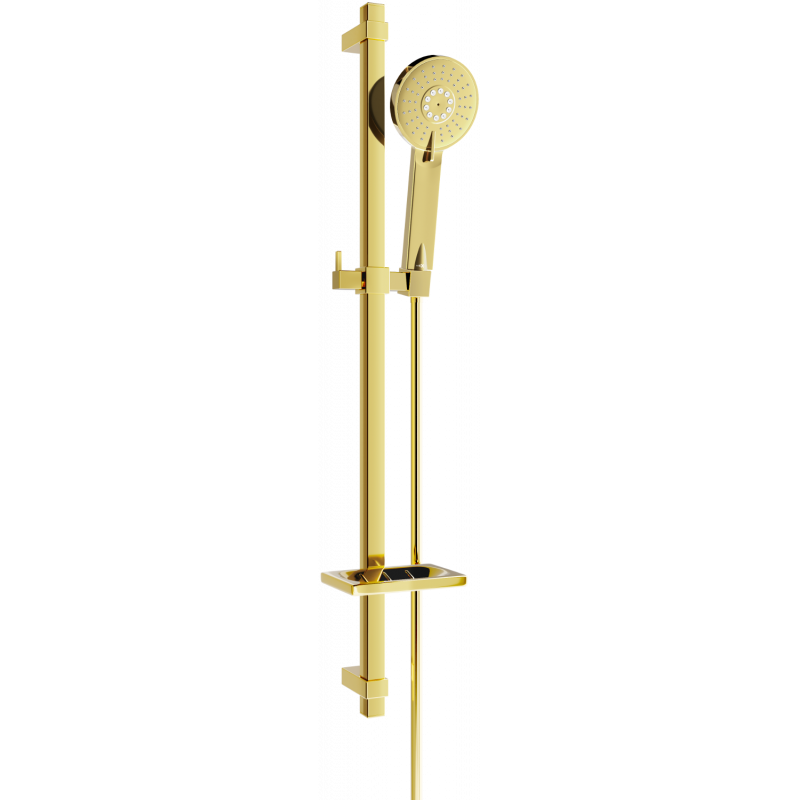 Mexen DQ40 zestaw prysznicowy suwany, złoty - 785404581-50