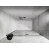 Mexen Lunar L drzwi prysznicowe uchylne prawe 130 cm, transparent, nikiel szczotkowany - 834L-130-000-97-00-P