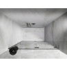 Mexen Lunar L drzwi prysznicowe uchylne prawe 140 cm, transparent, nikiel szczotkowany - 834L-140-000-97-00-P