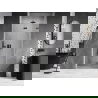 Mexen Lunar-F drzwi prysznicowe składane prawe 65 cm, transparent, gun gray szczotkowany - 836-065-000-66-00-P