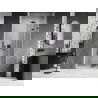 Mexen Lunar-F drzwi prysznicowe składane prawe 65 cm, transparent, gun gray szczotkowany - 836-065-000-66-00-P