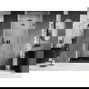 Mexen Lunar-F drzwi prysznicowe składane prawe 65 cm, transparent, gun gray szczotkowany - 836-065-000-66-00-P