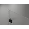 Mexen Lunar-F drzwi prysznicowe składane prawe 95 cm, transparent, czarne - 836-095-000-70-00-P