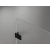 Mexen Lunar-F drzwi prysznicowe składane prawe 95 cm, transparent, czarne - 836-095-000-70-00-P