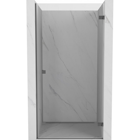 Mexen Lunar-B drzwi prysznicowe uchylne prawe 60 cm, transparent, gun metal - 832-060-000-95-00-P