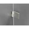 Mexen Lunar-B drzwi prysznicowe uchylne prawe 70 cm, transparent, nikiel szczotkowany - 832-070-000-97-00-P