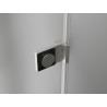 Mexen Lunar-B drzwi prysznicowe uchylne prawe 95 cm, transparent, nikiel szczotkowany - 832-095-000-97-00-P