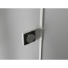 Mexen Lunar-B drzwi prysznicowe uchylne prawe 95 cm, transparent, nikiel szczotkowany - 832-095-000-97-00-P