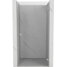 Mexen Lunar-B drzwi prysznicowe uchylne prawe 95 cm, transparent, nikiel szczotkowany - 832-095-000-97-00-P