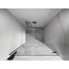 Mexen Lunar-B drzwi prysznicowe uchylne prawe 95 cm, transparent, nikiel szczotkowany - 832-095-000-97-00-P