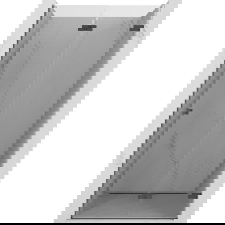 Mexen Lunar-F drzwi prysznicowe składane prawe 75 cm, transparent, gun metal - 836-075-000-95-00-P