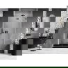 Mexen Lunar-F drzwi prysznicowe składane prawe 75 cm, transparent, gun metal - 836-075-000-95-00-P